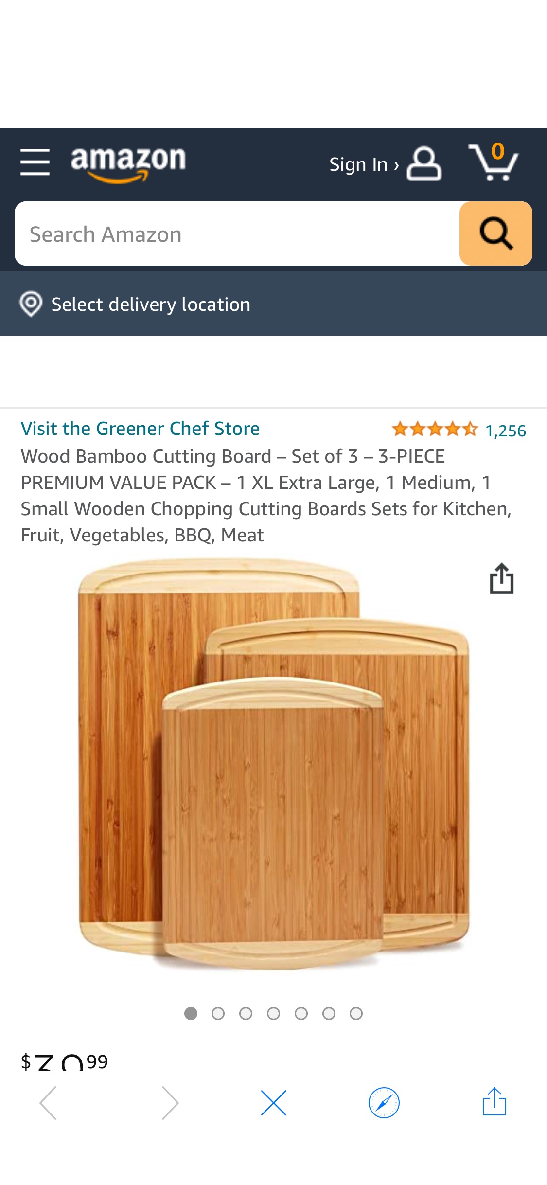Amazon.com: Wood Bamboo Cutting Board – Set of 3 – 3-PIECE PREMIUM VALUE PACK – 1 XL Extra Large, 1 Medium, 1 Small Wooden Chopping Cutting Boards Sets for Kitchen, Fruit, Vegetables, BBQ, Mea菜板套装
