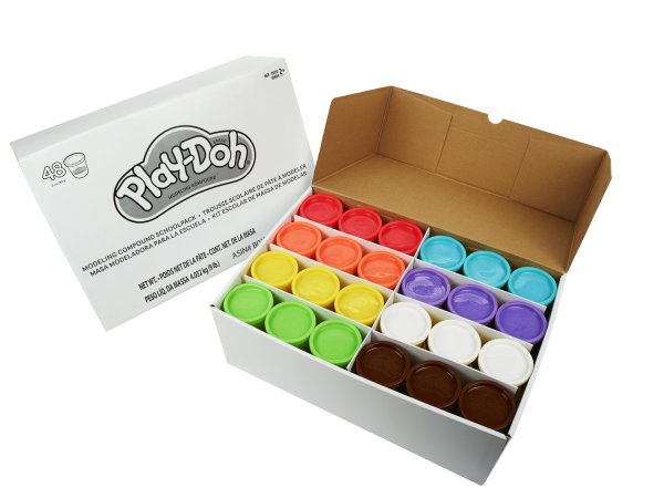 Play-Doh 48-Pack, 8 Different Colors (144 Ounces Total)