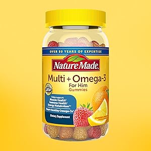 Amazon.com: Nature Made Multivitamin for Him with Omega-3, , 40 Day Supply : Health &amp; Household