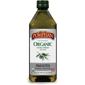 Pompeian USDA Organic Extra Virgin Olive Oil, First Cold Pressed, Full-Bodied Flavor, Perfect for Vinaigrettes & Marinades, 24 FL. OZ.