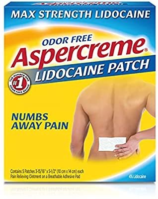Aspercreme 强效腰背肌肉止痛贴 5片