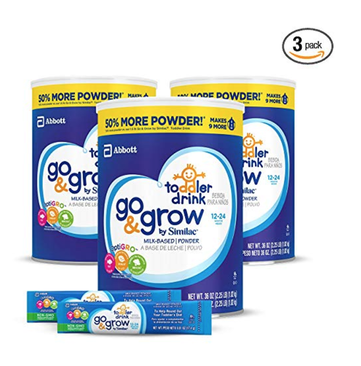 Go & Grow by Similac 2段奶粉（12-24 months) 36oz 3罐