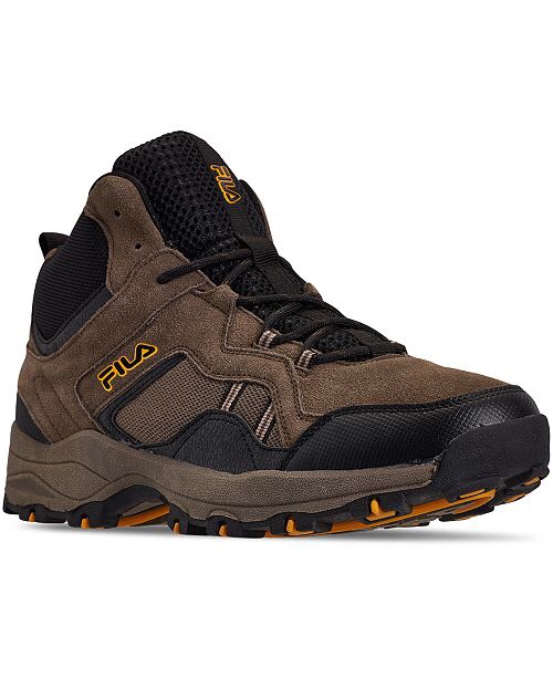 Fila Men's Country 19 Mid Casual Hiking Boots from Finish Line & Reviews - Finish Line Athletic Shoes - Men - Macy's登山鞋