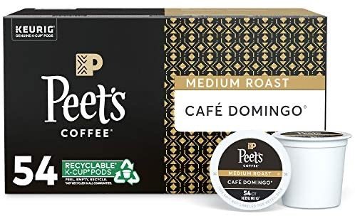 Peet's Coffee Café Domingo, Medium Roast, 54 Count
