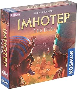Amazon.com: Imhotep: The Duel - A Kosmos Game from Thames &amp; Kosmos | 2-Player Version of Spiel Des Jahres-Nominated Imhotep, Builder of Egypt Board Game : Toys &amp; Games