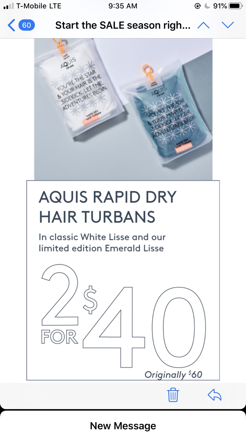 Rapid Dry Hair Turban | AQUIS
超值干发帽套装