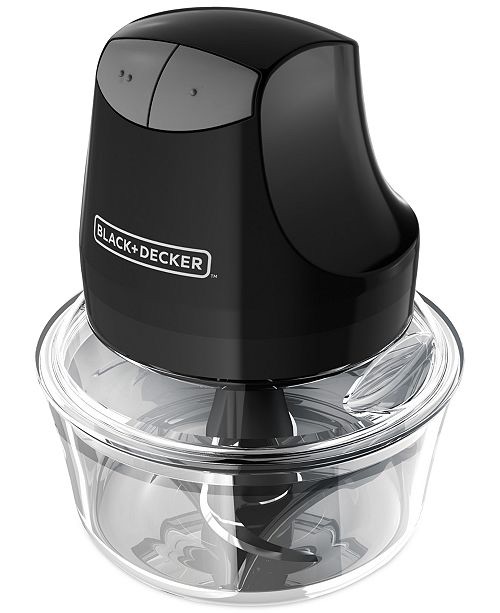 Black & Decker EHC3002B Glass Bowl Chopper & Reviews - Small Appliances - Kitchen - Macy's 搅拌机