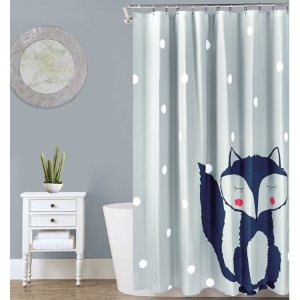 Your Zone Fox Shower Curtain