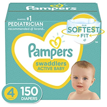 Diapers Size 5, 104 Count - Pampers Swaddlers Disposable Baby Diapers, Enormous Pack (Packaging May Vary): Health & Personal Care纸尿裤