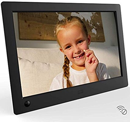 Amazon.com: NIX Advance 8 Inch USB Digital Photo Frame Widescreen - HD IPS Display, Auto-rotate, Motion Sensor, Remote Control - Mix Photos and Videos in the Same Slideshow:电子照片显示器