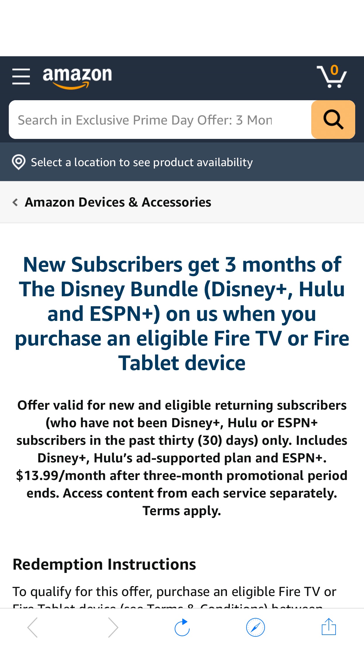 买Fire TV Stick得3个月免费Disney+, Hulu, ESPN｜17.99起