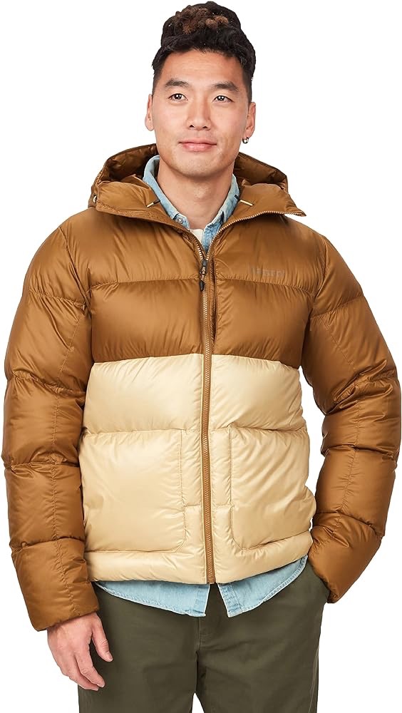 Amazon.com: MARMOT Men’s Guides Hoody Jacket | Down-Insulated, Water-Resistant, Lightweight, Hazel/Light Oak, Large : Clothing, Shoes & Jewelry