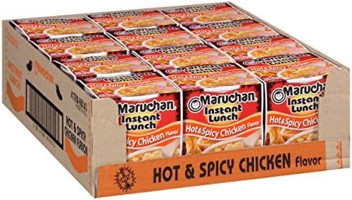 Instant Lunch Hot & Spicy Chicken Flavor, 2.25 Oz, Pack of 12