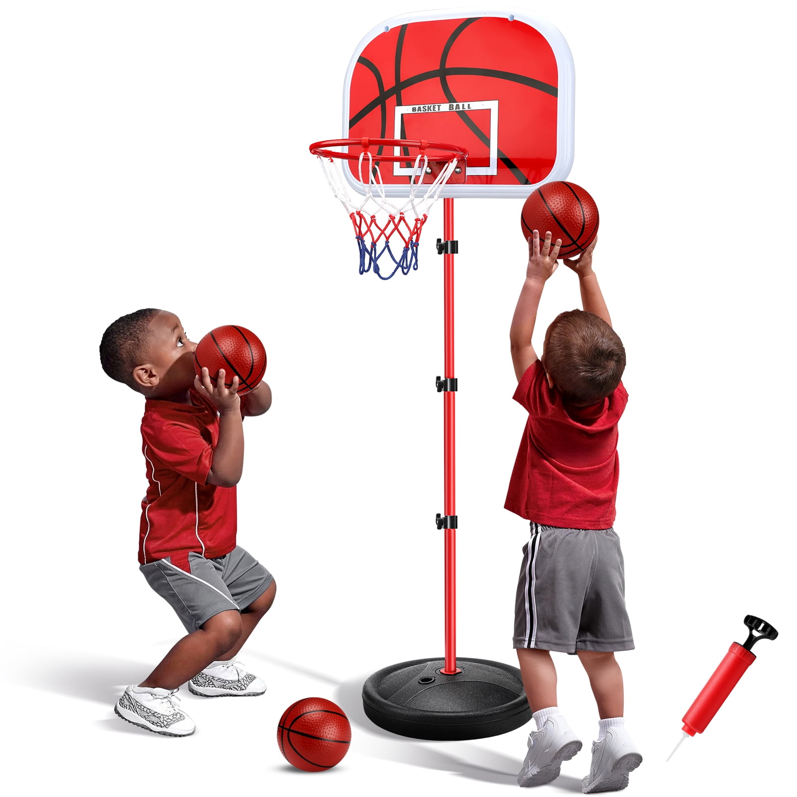 Ayieyill 可調節高度兒童室內籃球框