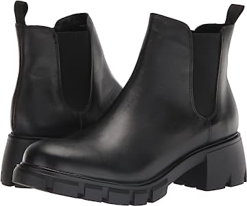 Amazon.com | Steve Madden womens Howler Chelsea Ankle Boot, Black, 8.5 US | Ankle & Bootie