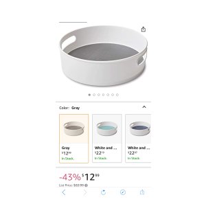 $12.99 Amazon.com: Copco Non-Skid Storage Turntable, 12-Inch, 厨房收纳转盘