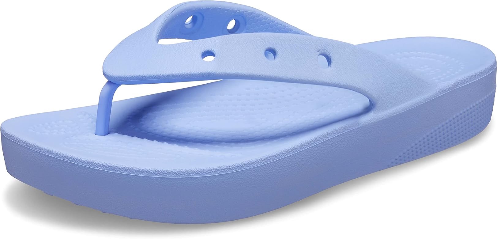 Amazon.com | Crocs Women's Classic Flip Flops, Platform Sandals, Bone/Multi, 5 | Flip-Flops