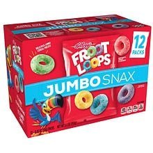Froot Loops Cereal Snacks Original 0.45oz 12 pack