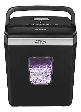 Ativa 6页家用碎纸机 3.4加仑