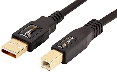 Amazon.com: AmazonBasics USB 2.0 Printer Cable - A-Male to B-Male, 10 Feet (3 Meters), 24-Pack: Computers & Accessories 接头转换线