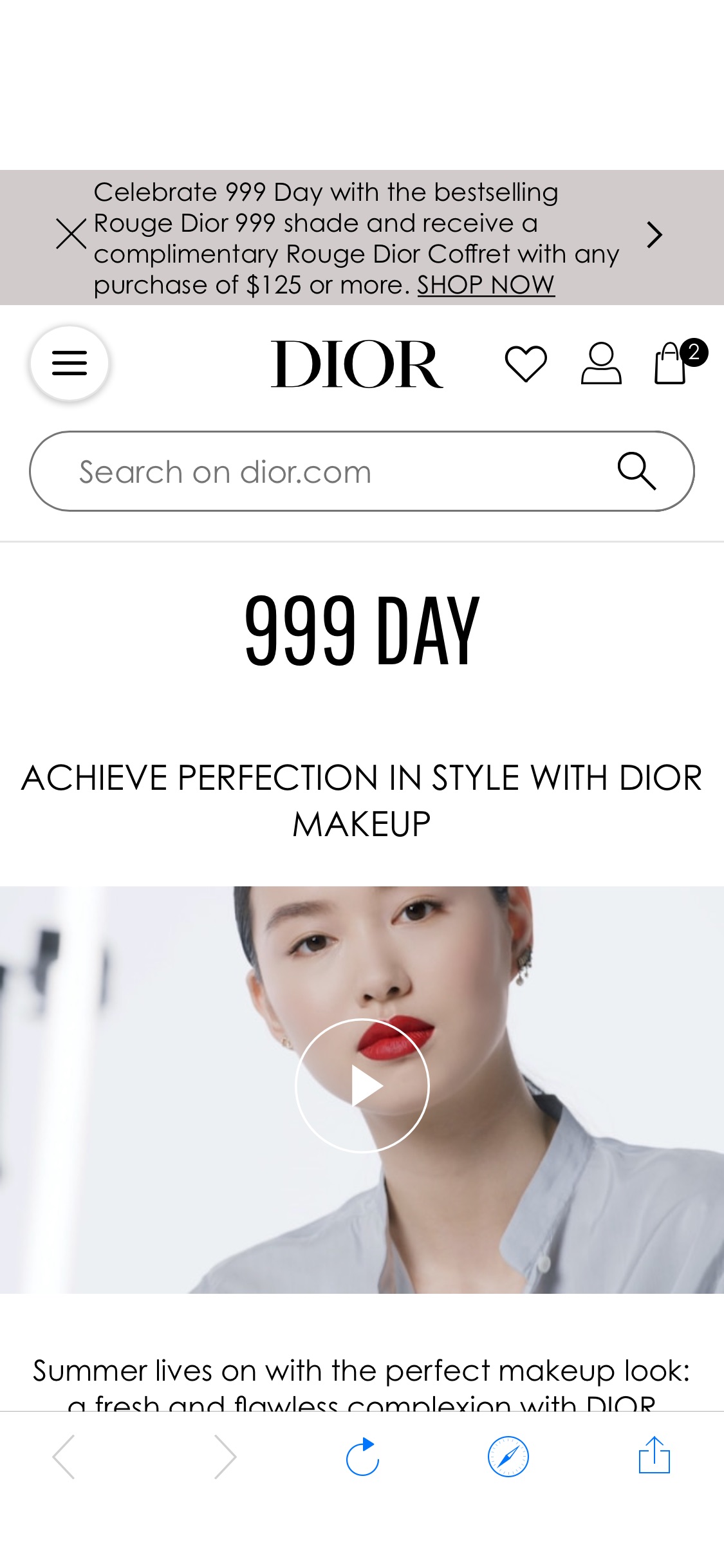 999 DAY | DIOR 999日