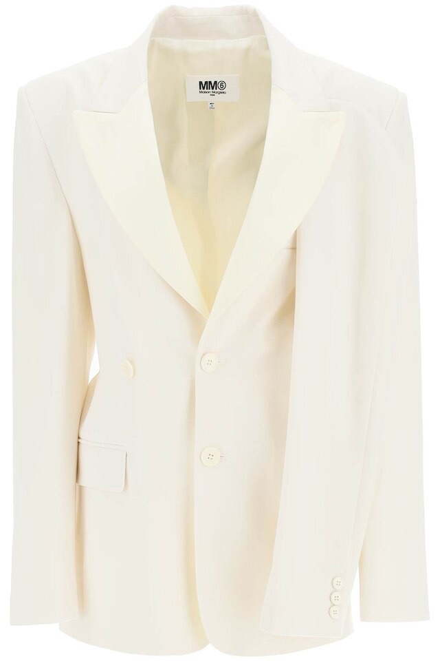 Women's Tailored Jacket With Extra Sleeves by Mm6 Maison Margiela | Coltorti Boutique 外套