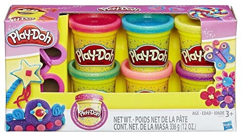 Play-Doh 闪光橡皮泥6盒