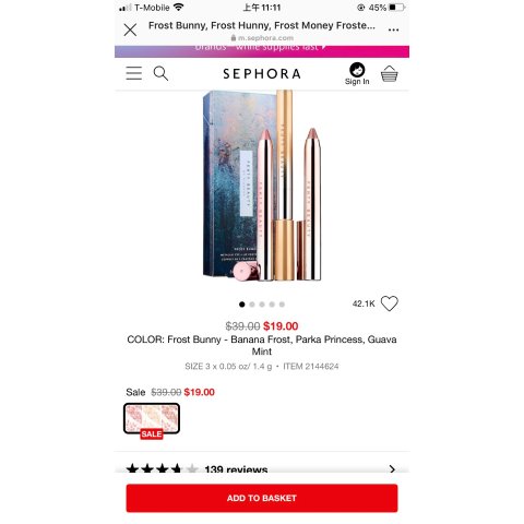 Sephoraby Rihanna Frosted Metal Lipstick 3-Pc Set