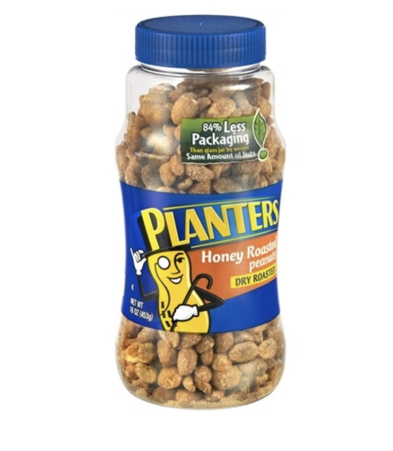 Planters Peanuts Honey Roasted | Walgreens多款Planters Peanuts 16oz 花生2/$5，还可以叠加$1优惠卷，$2/瓶 超级优惠