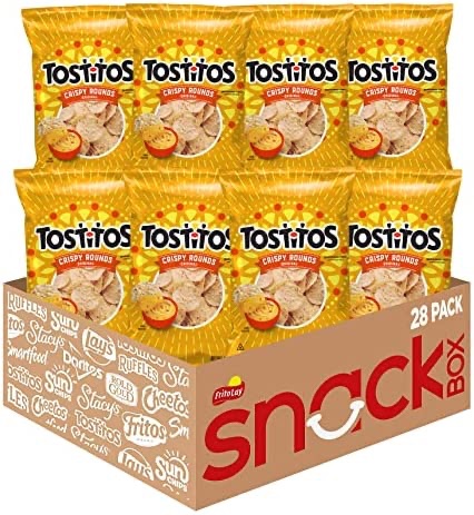Amazon.com : Tostitos Crispy Rounds Tortilla Chips, 3 Ounce (Pack of 28) : Everything Else