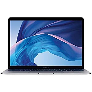 苹果电脑Apple 2018 13.3in MacBook Air, Mac OS, Intel Core i5, 1.6 GHz, Intel UHD Graphics 617, 256 GB, Silver (Renewed)