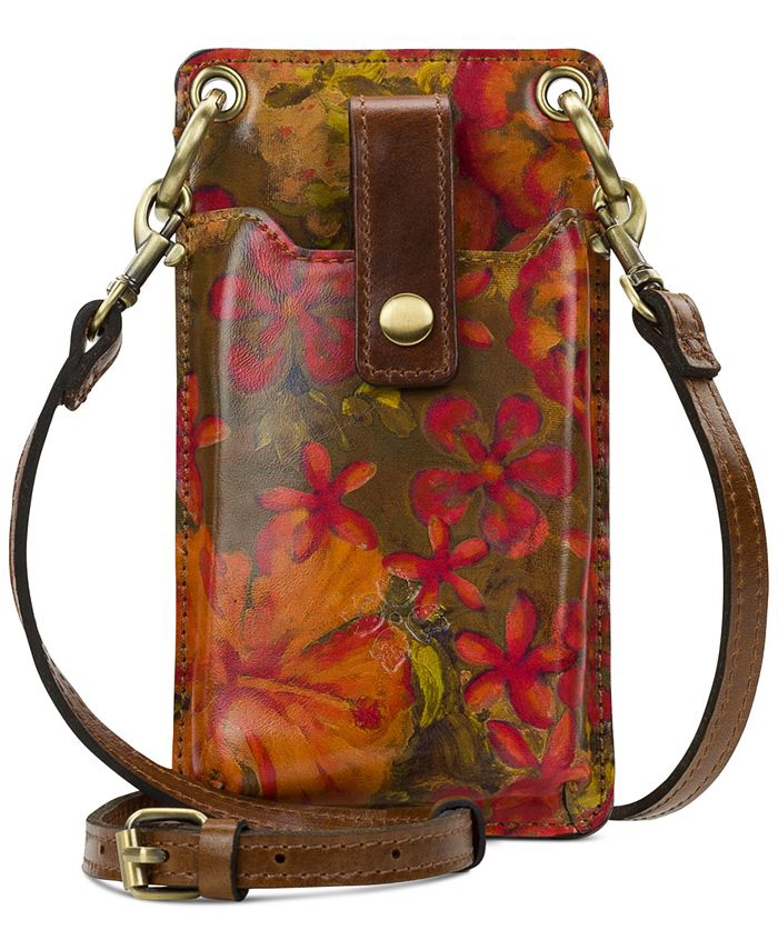 Patricia Nash Farleigh Phone Wallet Leather Crossbody & Reviews - Handbags & Accessories - Macy's