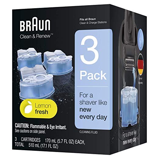 Braun Clean & Renew Refill Cartridges 3 Count