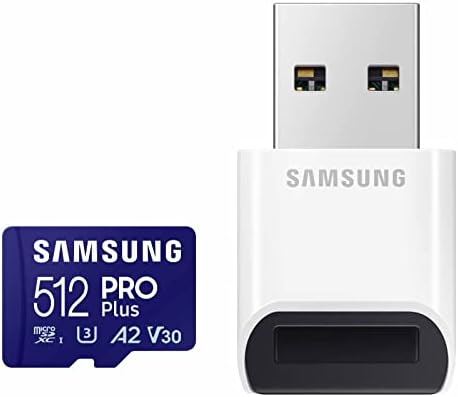 Samsung Pro Plus microSDXC 512GB 储存卡2023款 + 读卡器