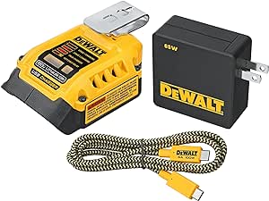 DEWALT Battery Charger and USB Wall Charging Kit (DCB094K) - Amazon.com