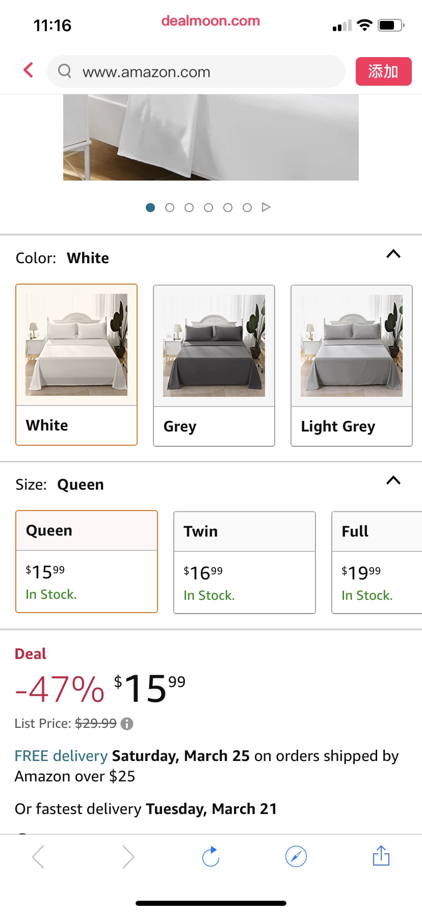 ILAVANDE White Queen Sheets Set 4 Piece,Hotel Luxury Super Soft 1800 Series Microfiber Queen Bed Sheets Set-Wrinkle Free & Breathable-14" 床单套装