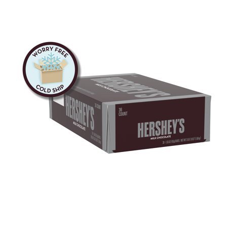 Milk Chocolate Standard Bar Box, 1.55 oz (Pack of 36)