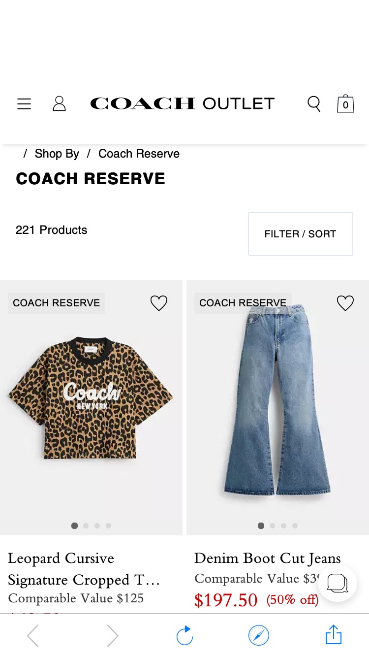 Coach Reserve | COACH® Outlet 上新