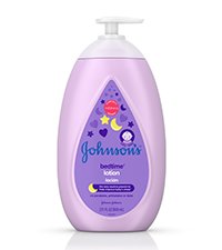 Johnson's Moisturizing Bedtime Baby Lotion with NaturalCalm Essences to Soothe and Relax