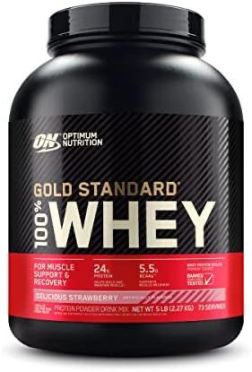 Optimum Nutrition Gold Standard 100% Whey Protein Powder, Double Rich Chocolate + Free Shipping - Amazon