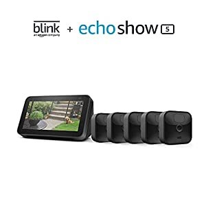 Blink Outdoor 户外安防摄像头 5摄套装 + Echo Show 5