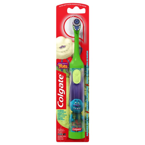 Kids Battery Powered Toothbrush - Trolls (Colors Vary)