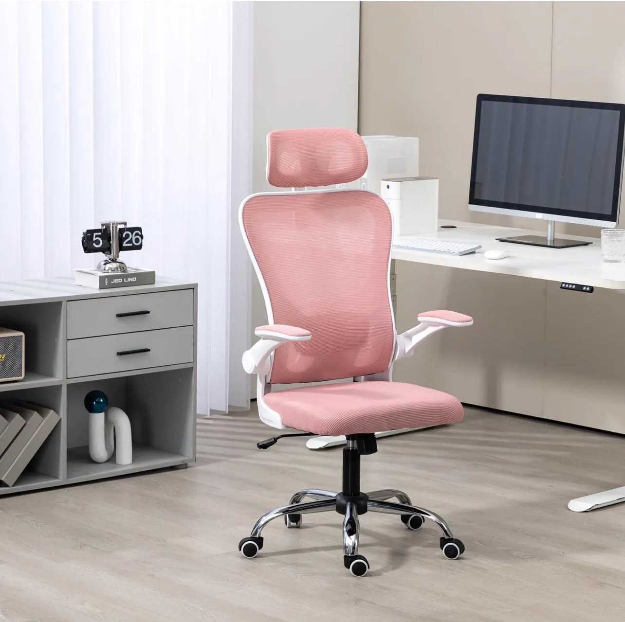 现在只需65，体验Panana Ergonomic Office Chair的舒适与功能！提升办公效率，呵护脊椎健康，尽在这把高背网椅！快来抢购吧！
