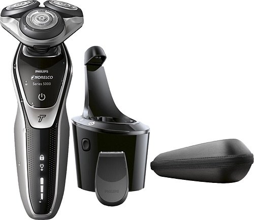 Norelco - 5700 Clean & Charge Wet/Dry Electric Shaver - Super Nova Silver
