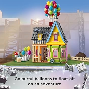 LEGO Disney and Pixar ‘Up’ House 43217 for Disney 100 Celebration, Disney Toy Set for Kids and Movie Fans Ages 9 and Up, a Fun for Disney Fans and Anyone who Loves Creative Play, Building Sets - Amazo