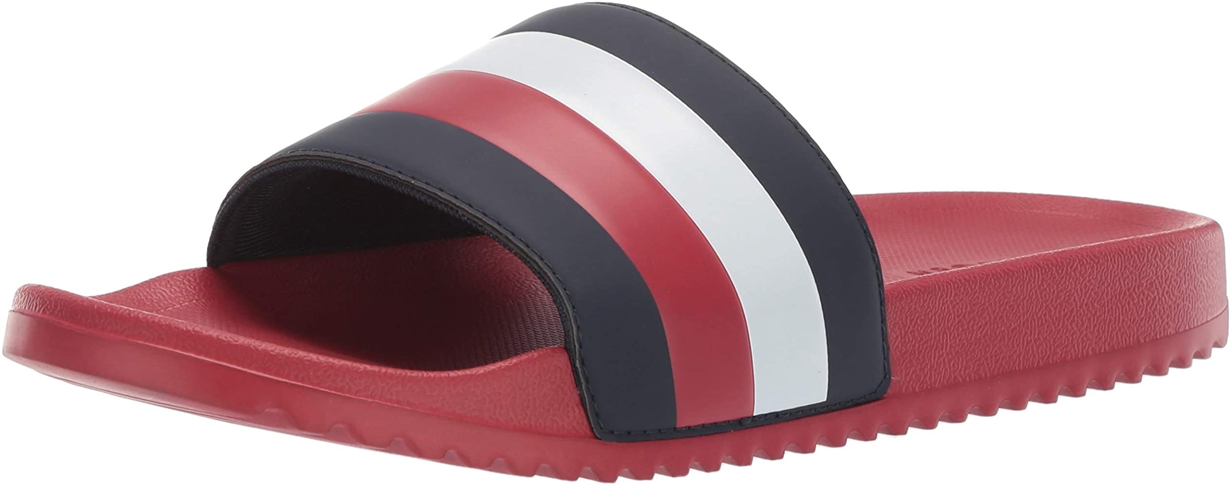 Amazon.com | Tommy Hilfiger Men's Rozi Slide Sandal, 拖鞋 red, 9 | Sport Sandals & Slides