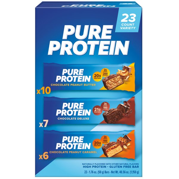 高蛋白营养能量棒 3款口味 23条装