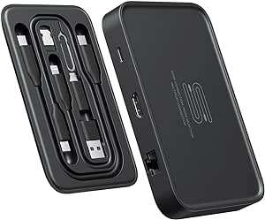 Amazon.com: Docking Station, JSAUX OmniCase 7-in-1 USB C Hub with Cable Storage, Support 1000M Ethernet, 4k HDMI, 100W USB C PD, USB 3.0 