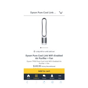 $249 Dyson Pure Cool Link WiFi-Enabled Air Purifier + Fan