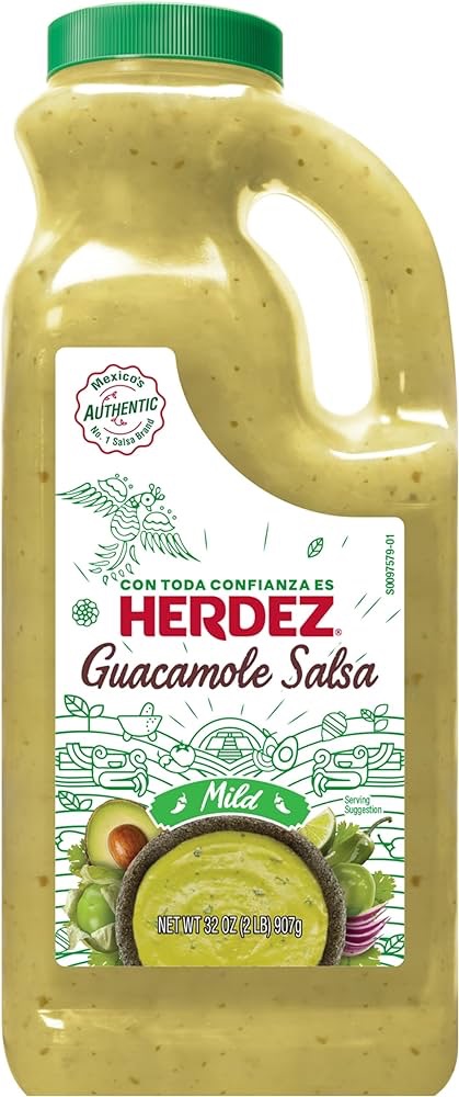 Amazon.com : HERDEZ Guacamole Salsa, Medium, 32 oz. jug : Grocery & Gourmet Food